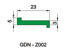 Z型墊條 6F-D-010